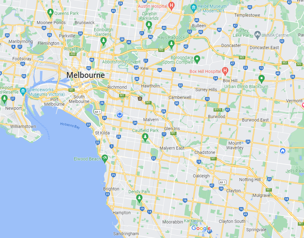 Melbourne suburbs property management area